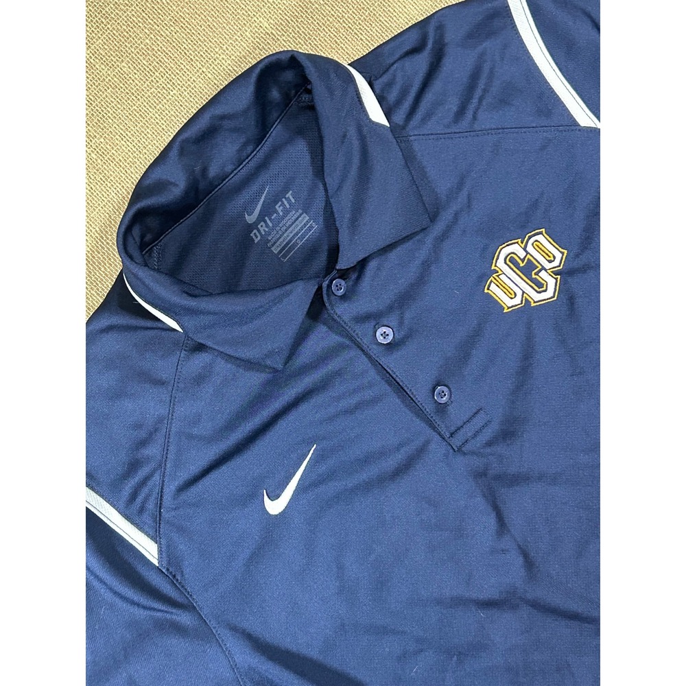 Nike Dri-FIT Mens University of Central Oklahoma UCO Polo Shirt Navy 658085-420